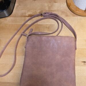 Elegant Mauve Crossbody Bag